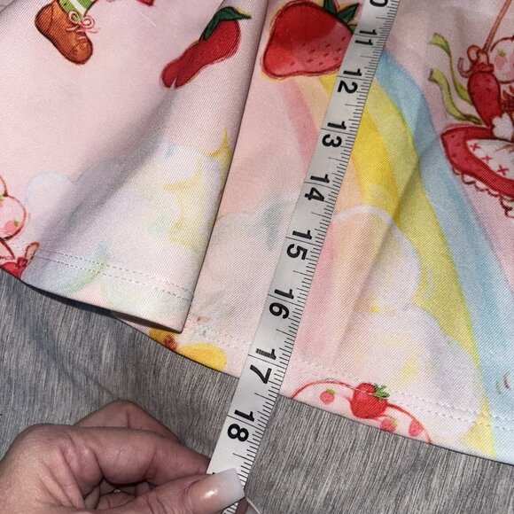 Strawberry Shortcake Suspenders Skater Cartoon Skirt Hot Topic Size Small - Picture 8 of 8